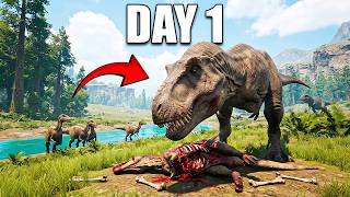 DAY 1 of Surviving as the Weakest Dinosaur... Until I Became the Apex Predator screenshot 3