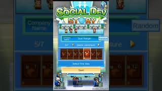 Gameplay Ep01 Social Dev Story', kairosoft, android game screenshot 5