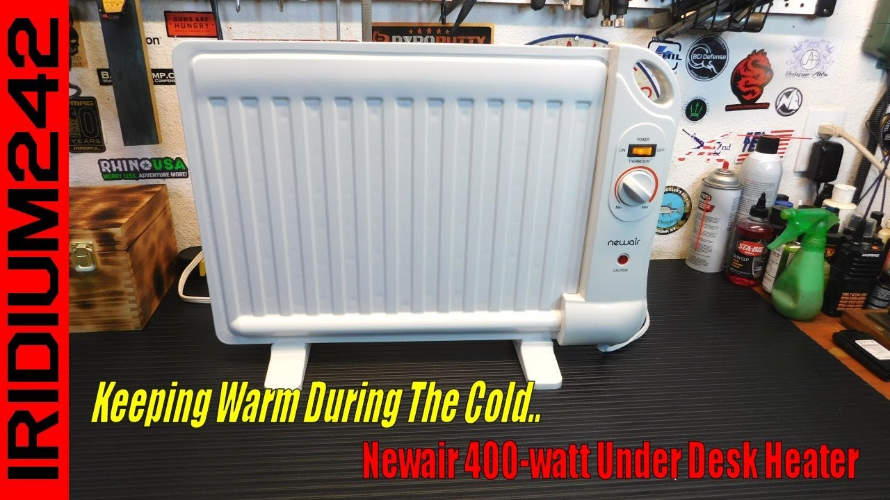 Power Loss? Keep Warm! Newair AH-400 400 watt Under Desk Heater - YouTube