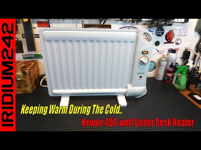 Power Loss? Keep Warm! Newair AH-400 400 watt Under Desk Heater - YouTube
