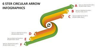 6 STER CIRCULAR ARROW INFOGRAPHICS Tutorial.....2020... Wealth