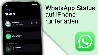 Whatsapp Status (Bilder & Videos) auf iPhone speichern! [2023] Thumb