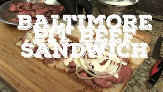 MothersBBQ |Baltimore Pit Beef Sandwich recipe