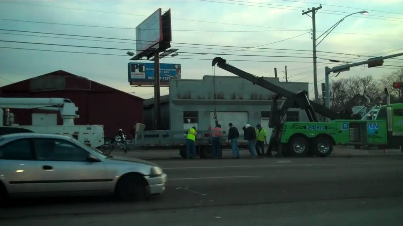 Longview, Texas Swepco Truck Flips Trailer Part 2 YouTube