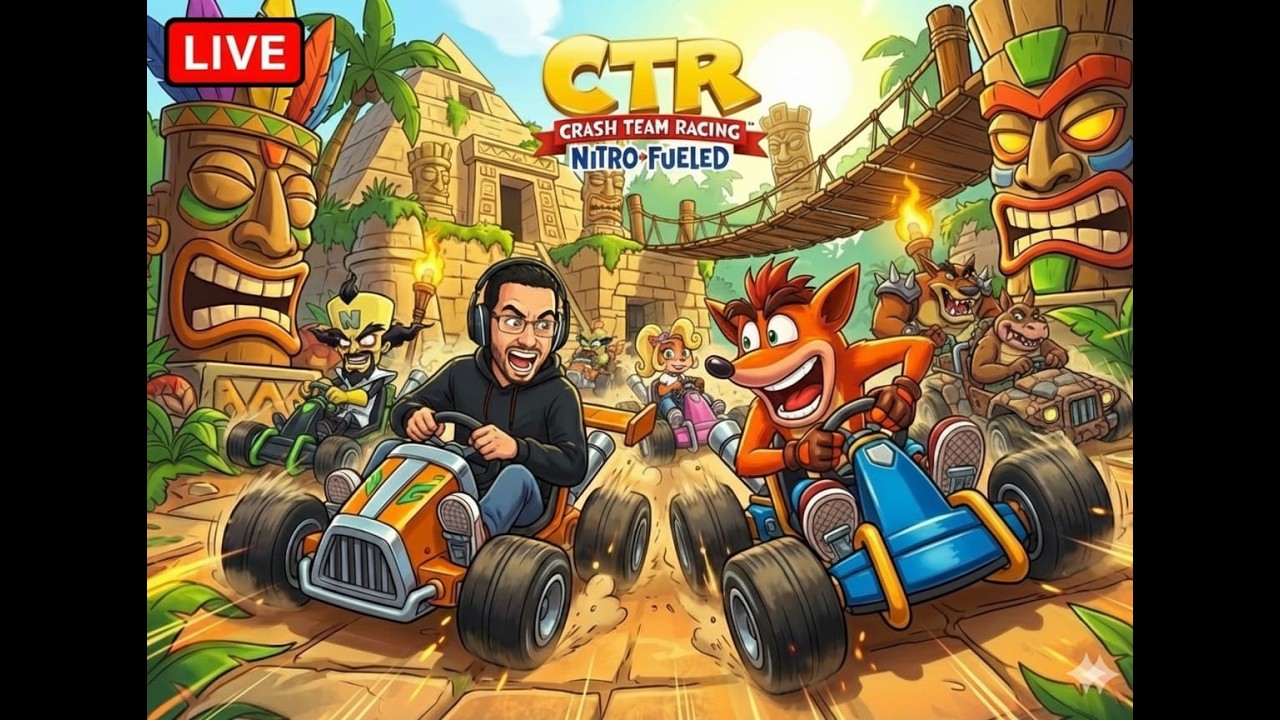 تعالى نلعب كراش شوية بمناسبة ال23 ألف مشترك CTR Nitro Fueled