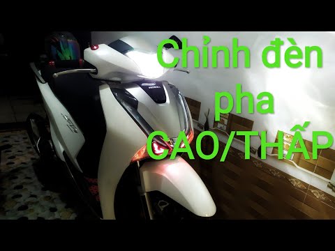 Video Chỉnh đèn pha xe máy CAO/THẤP | Hướng dẫn chỉnh đèn... - youtube