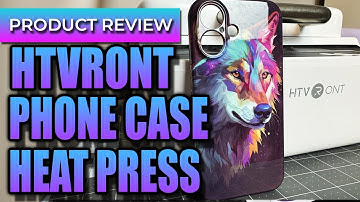 How to Make a Sublimation Phone Case with the HTVRONT H17 Heat Press!