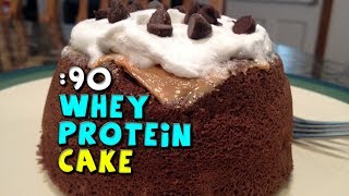 :90 Second Protein Whey Cake Recipe | Bodybuilding Dessert