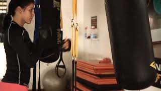 Chica Girl - Gym Box - Footage Free Hd Stock Video