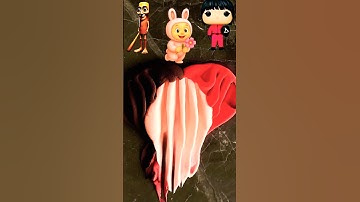 Mix Squid Game & Italian Brainrot Color🌈#colormixing #squidgame #satisfying #color