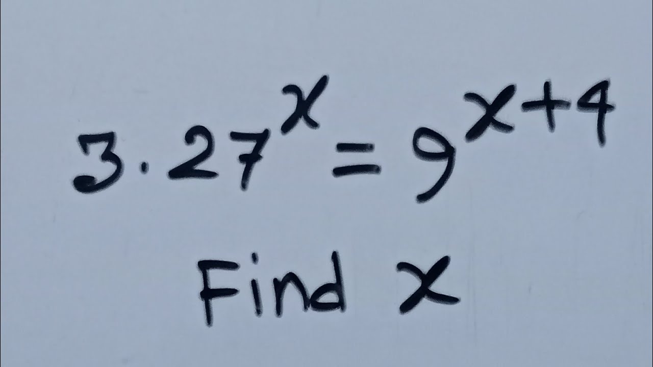 A Nice Math Problem . Can you solve this ? - YouTube