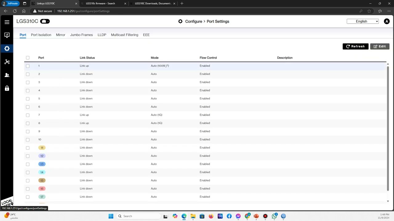Linksys LGS310C 8-Port Gigabit Switch 🚀.     product available in Iraq now
