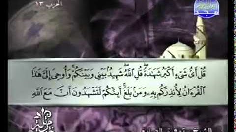 الجزء السابع (07) من القرآن الكريم بصوت الشيخ توفيق الصائغ