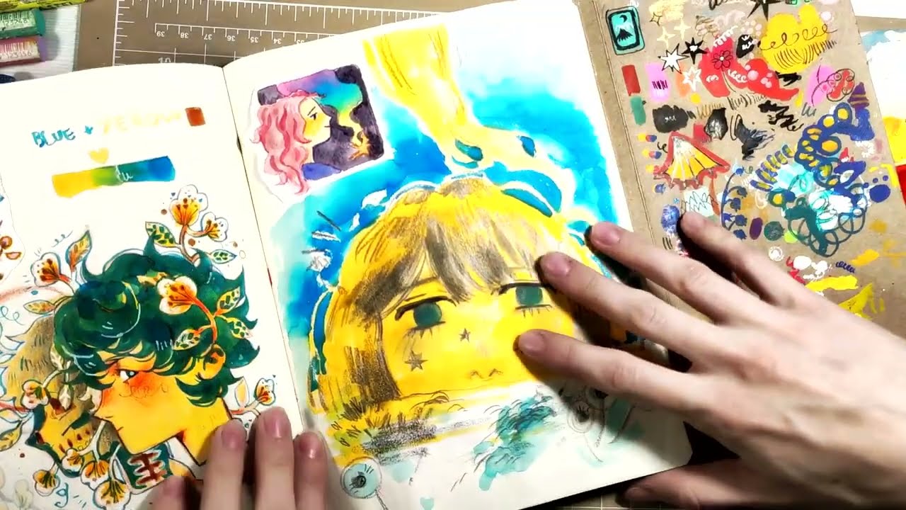 my art supplies! YouTube