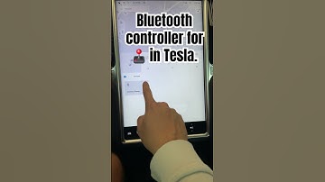 How to connect Bluetooth controller for games in your Tesla. #shorts #tesla #automobile