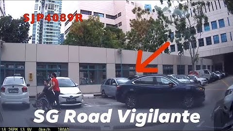 18jun2020 Tan Tock Seng hospital carpark   #SKK1997D mitsubishi Lancer hit by #SJP4089R mazda 6