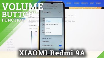 Xiaomi Redmi 9A   Change Volume button function in camera