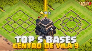 Top 5 Melhores Bases Cv9 Th9 De 2026 Janeiro Guerra, Farm E Batalha Ranqueada Clash Of Clans