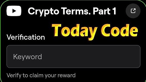 Crypto Terms. Part 1 Blum Video Code || Blum Update Today || Crypto Terms. Part 1 Blum || Blum Code