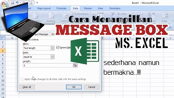 Cara Membuat Message Box di Excel