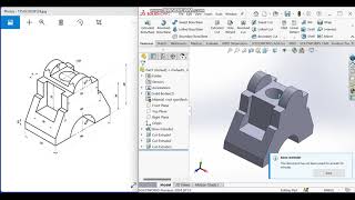 SolidWorks Tutorial 8 – 3D Block Modeling Step-by-Step