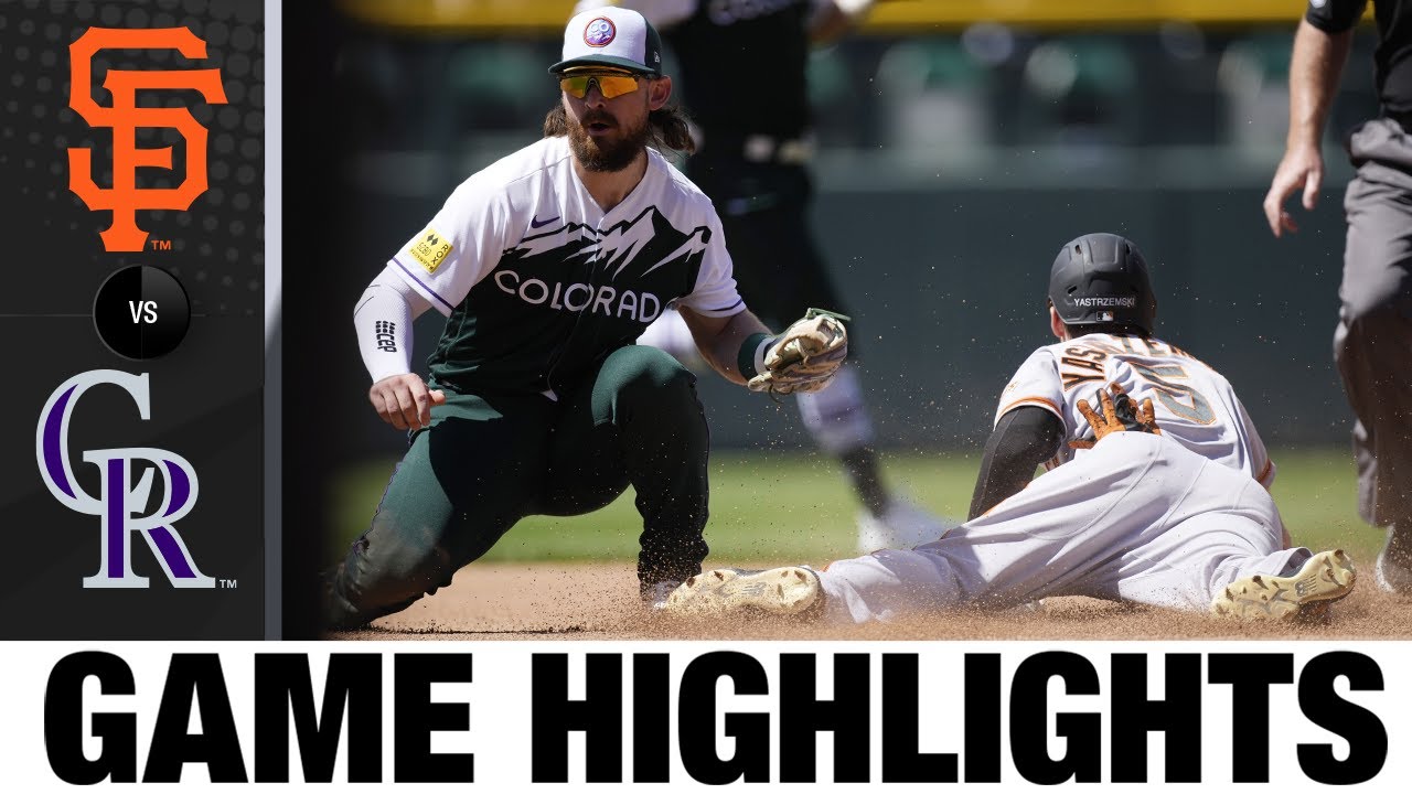 Giants Vs Rockies Highlights 8 21 22 MLB Highlights YouTube giants-vs-rockies-highlights-8-21-22-mlb-highlights-youtube