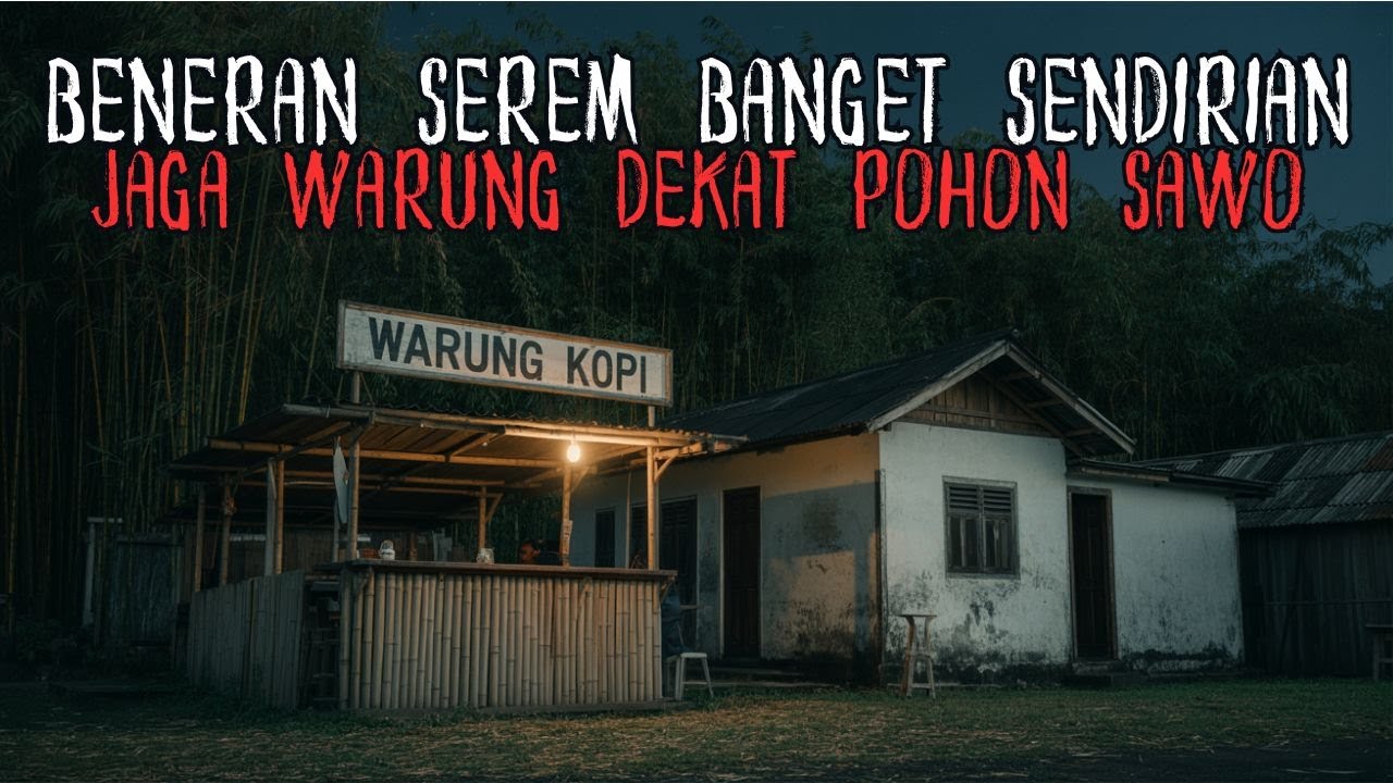BENERAN SEREM BANGET! KISAH PAK JUMANTO JAGA SENDIRIAN DI WARUNG KOPI DEKAT KEBUN BAMBU