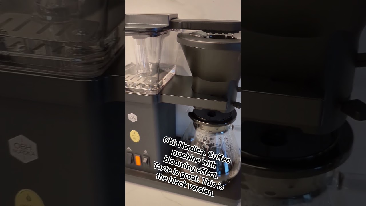 Obh Nordica coffee machine with blooming effect.