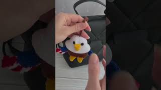 Patriotic Eagle or AirPods Case? 🦅 2-in-1 Crochet Pattern! #shorts