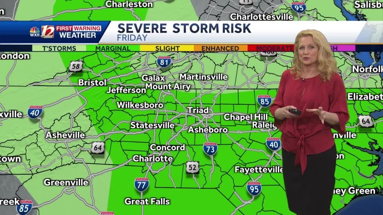 Tracking storms through the evening and again this weekend - YouTube