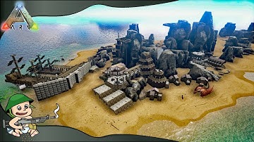 Ark - The Island Primitive Plus City Build!
