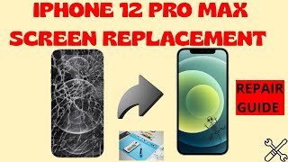 Iphone 12 Pro Max Screen Replacement Cracked To Like New