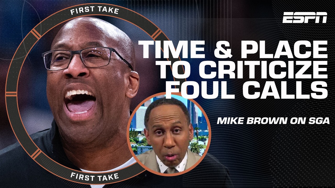 Stephen A. RESPONDS to Mike Brown calling SGA a 'tough cover' 🤔 'It's about the timing' | First Take