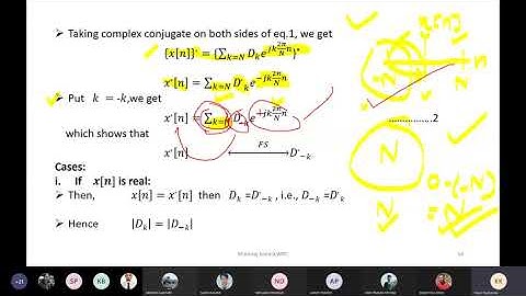 June 15 Class 13 Signals and Transforms : Chapter-3: Fourier Series