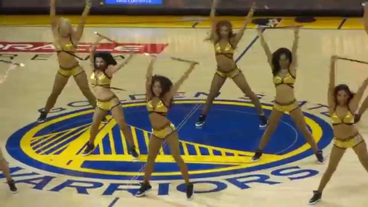 Warriors' Dance Team 2015 Playoffs, Game One YouTube