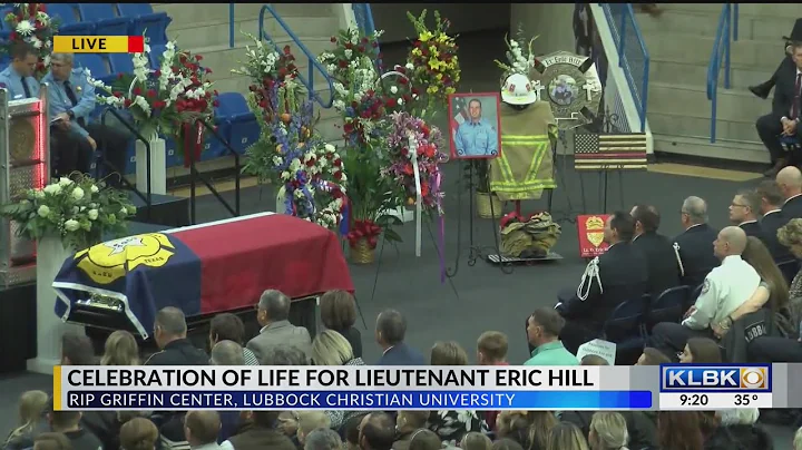 Watch: services for fallen firefighter Eric Hill