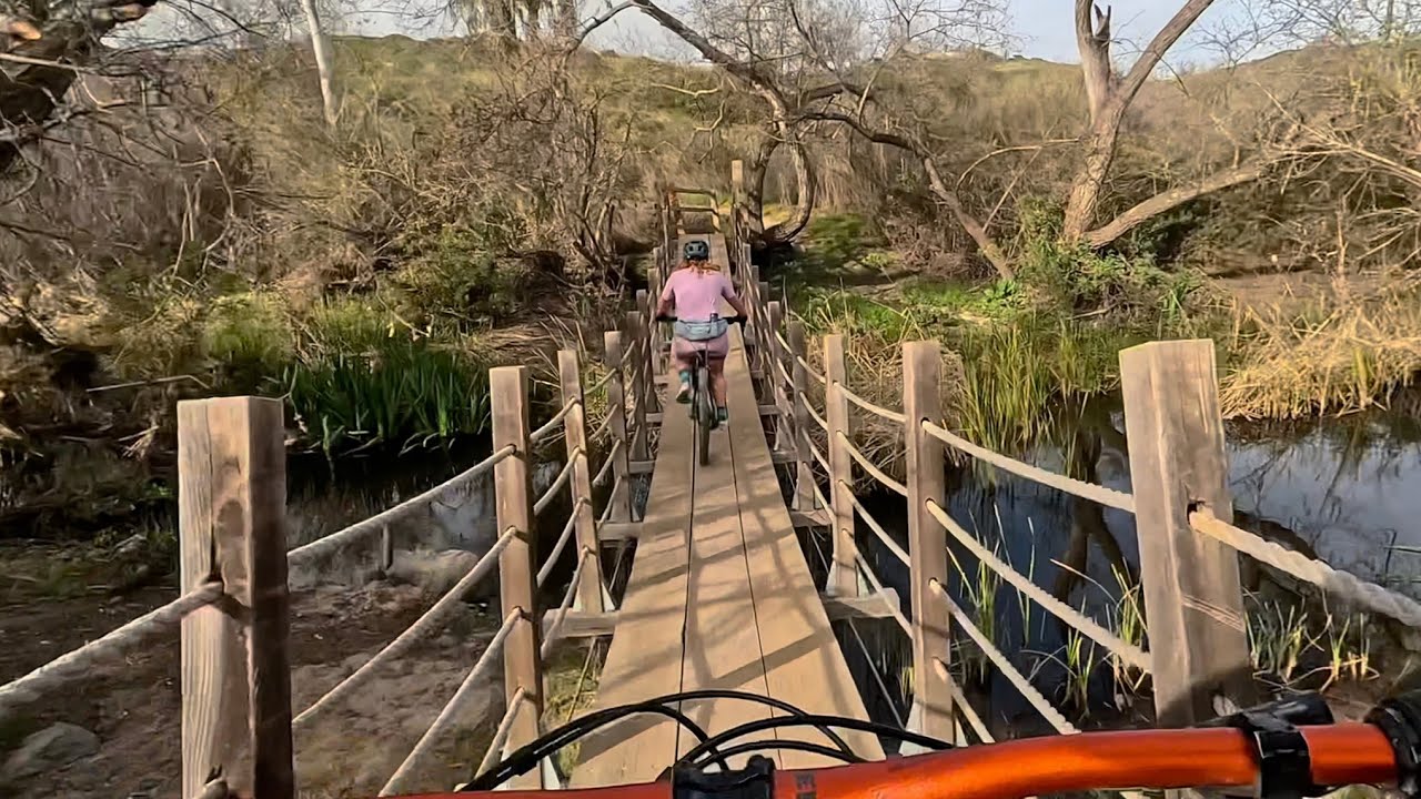 Penasquitos Canyon Waterfall and Tunnel 4 MTB Trails San Diego California 
