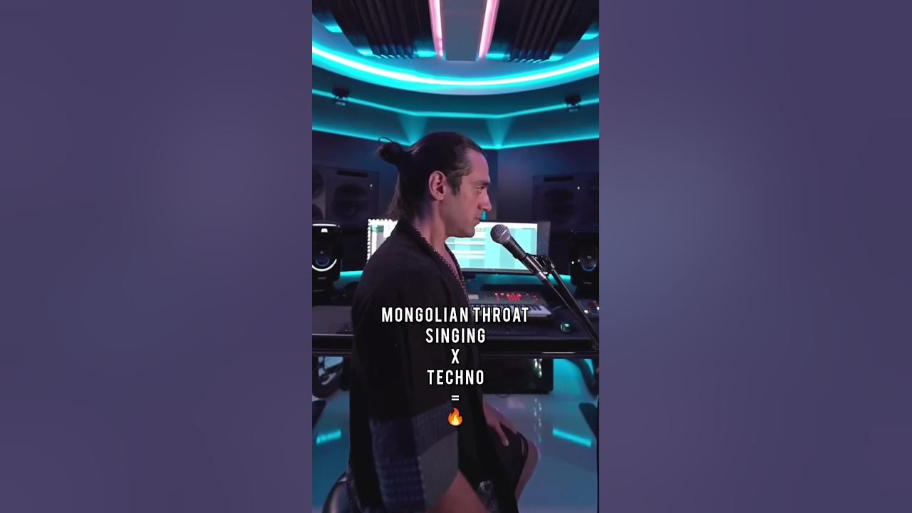 When MONGOLIAN THROAT SINGING meets TECHNO 😱 #shorts