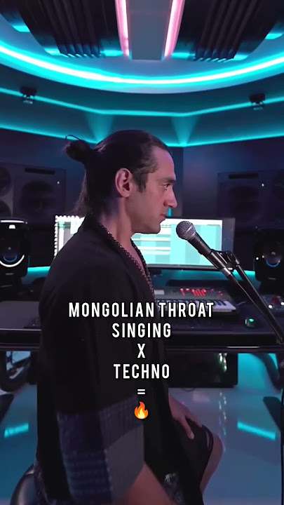 When MONGOLIAN THROAT SINGING meets TECHNO 😱 #shorts