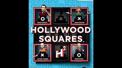 Nintendo Wii Hollywood Squares 2nd Run Game #3