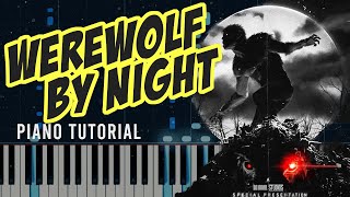 Werewolf By Night Soundtrack - Mane Theme Piano