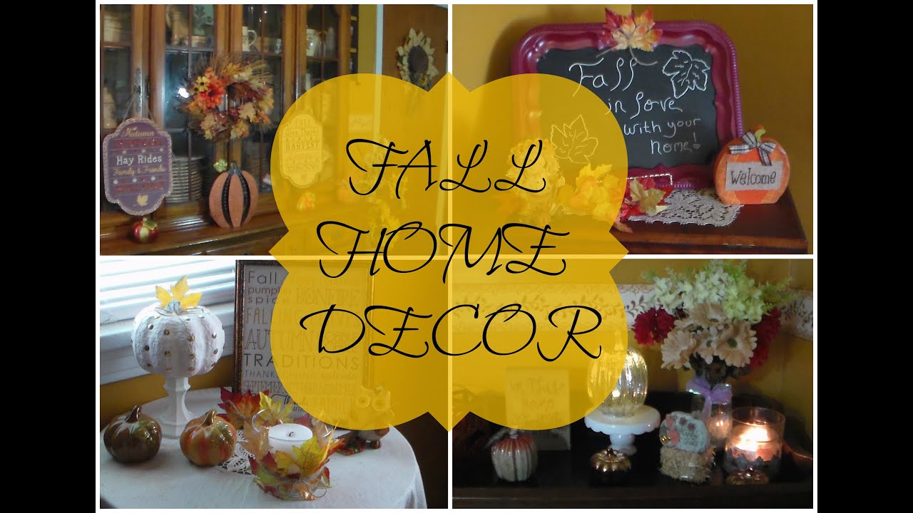 Fall home decor 2016 - YouTube