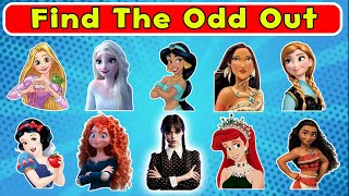 Find The Odd One Out Wednesday & Disney Character |Wednesday quiz |Great Quiz