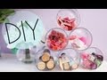 DIY Candle Jar Organizer &amp; Ideas to Upcycle Bath &amp; Body Works Jars {Makeup organizer}