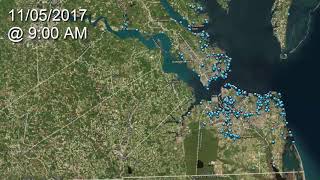 Catch the King Tide 2017 Real Time Data Entry Time Lapse