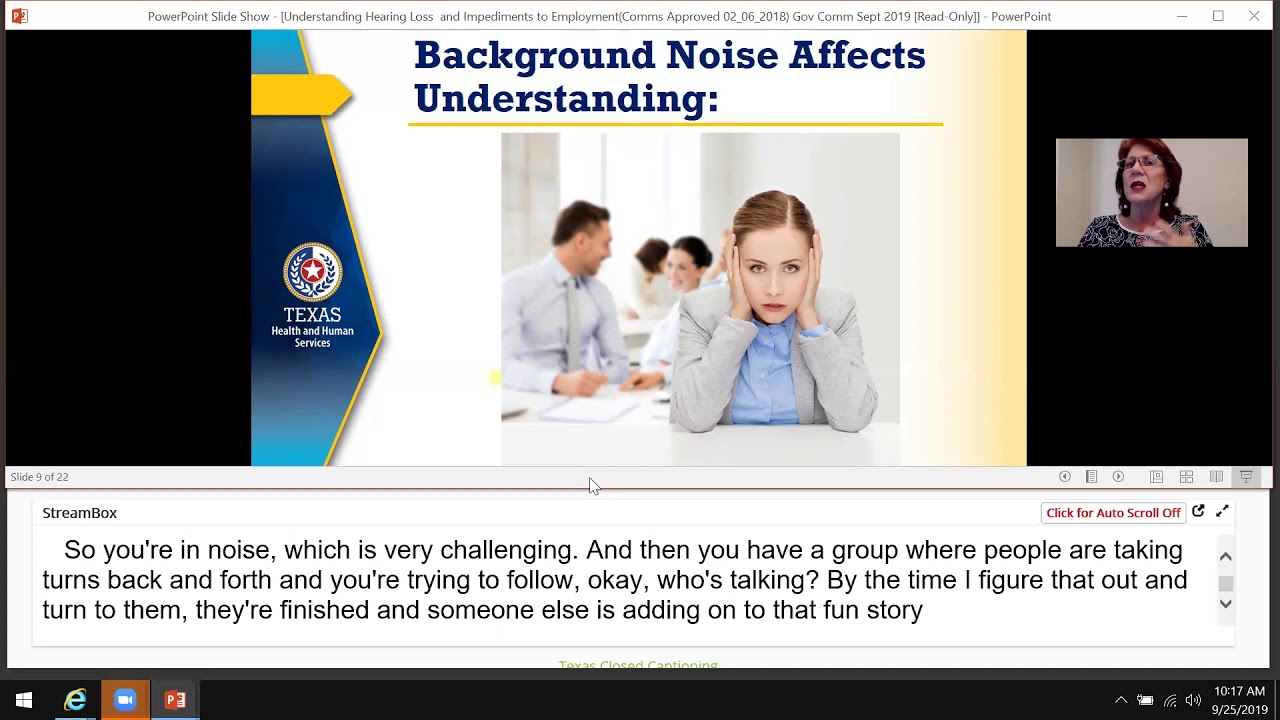 Understanding Hearing Loss: Communicating with Consumers and Employees who are Hard of Hearing
