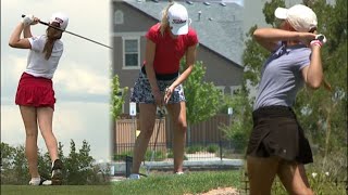 Top high school golfers tee off with LPGA greats