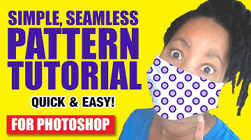 How to Create a SIMPLE, Seamless Pattern in Photoshop for RedBubble (Print on Demand)