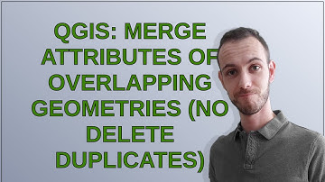 Gis: QGIS: Merge attributes of overlapping Geometries (no delete duplicates)