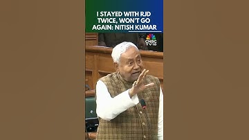 Ik heb twee keer bij RJD overnacht en ga nooit meer: ​​Nitish Kumar | N18S